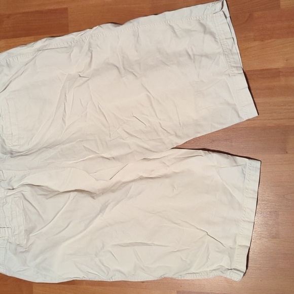 AVENUE plus size women's signature chino Bermuda shorts cream color comf… - Picture 6 of 10